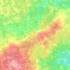 Mapa topográfico Jaunpiebalgas pagasts, altitud, relieve