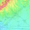 Mapa topográfico Chieri, altitud, relieve