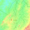 Mapa topográfico Porangatu, altitud, relieve