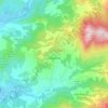 Mapa topográfico Casaglione, altitud, relieve