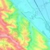 Mapa topográfico Deyme, altitud, relieve