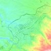 Mapa topográfico Perímetro Urbano Popayán, altitud, relieve