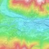 Mapa topográfico Susa, altitud, relieve