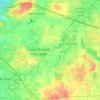 Mapa topográfico Lyon Charter Township, altitud, relieve