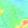 Mapa topográfico Hinxworth, altitud, relieve