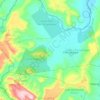 Mapa topográfico Terrenos de Texahuala, altitud, relieve