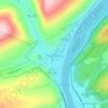 Mapa topográfico Shickshinny, altitud, relieve