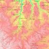 Mapa topográfico Chumbivilcas, altitud, relieve