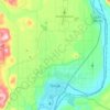 Mapa topográfico Omak, altitud, relieve