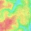 Mapa topográfico Área 3, altitud, relieve