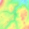 Mapa topográfico Animas, altitud, relieve