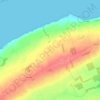 Mapa topográfico Loch Inch, altitud, relieve