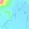 Mapa topográfico Río Jamundi, altitud, relieve
