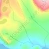 Mapa topográfico Rivière des Trois Lacs, altitud, relieve