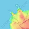 Mapa topográfico Parque Canelo Canelillo, altitud, relieve