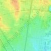 Mapa topográfico Melbourne Water Retarding Basin, altitud, relieve