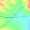 Mapa topográfico Calteca, altitud, relieve