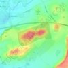 Mapa topográfico Oversley Wood, altitud, relieve