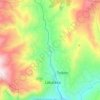 Mapa topográfico Río Culagá, altitud, relieve