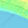 Mapa topográfico Eumeralla, altitud, relieve