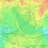 Mapa topográfico Chasewater, altitud, relieve