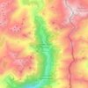 Mapa topográfico Val Formazza, altitud, relieve