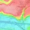 Mapa topográfico Laderas de Otay, altitud, relieve