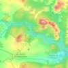 Mapa topográfico Embalse de San Juan, altitud, relieve