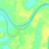 Mapa topográfico Rio Ichilo, altitud, relieve