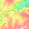 Mapa topográfico A Piegueira, altitud, relieve