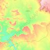 Mapa topográfico Et-taous ⵟⴰⵡⵙ الطاوس, altitud, relieve