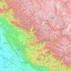 Mapa topográfico Himachal Pradesh, altitud, relieve
