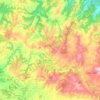 Mapa topográfico Muras, altitud, relieve